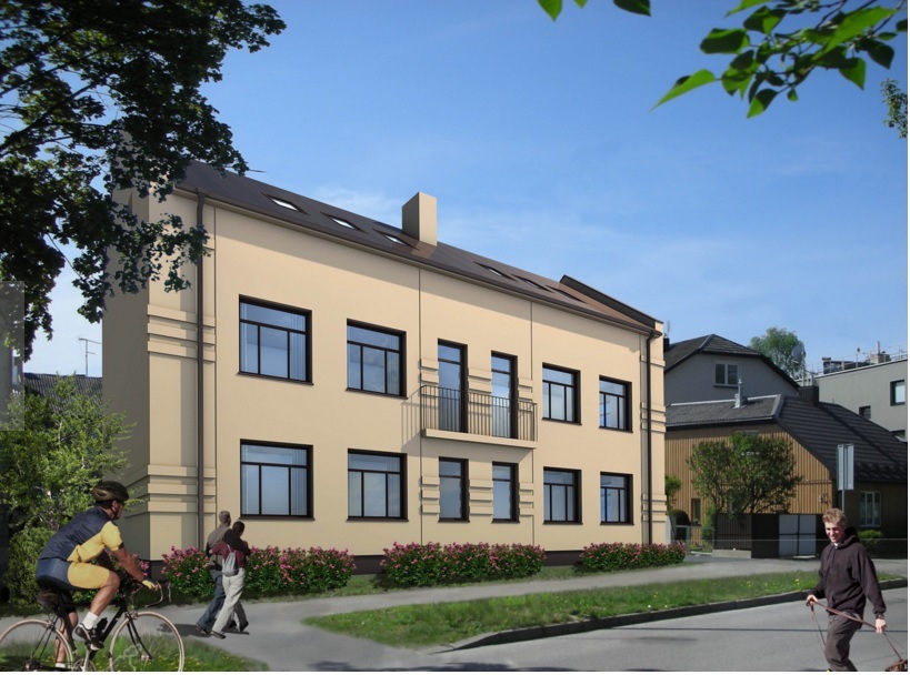 Apartments in Žaliakalnis, architect R. Bernadišienė (Romos projektas, UAB)